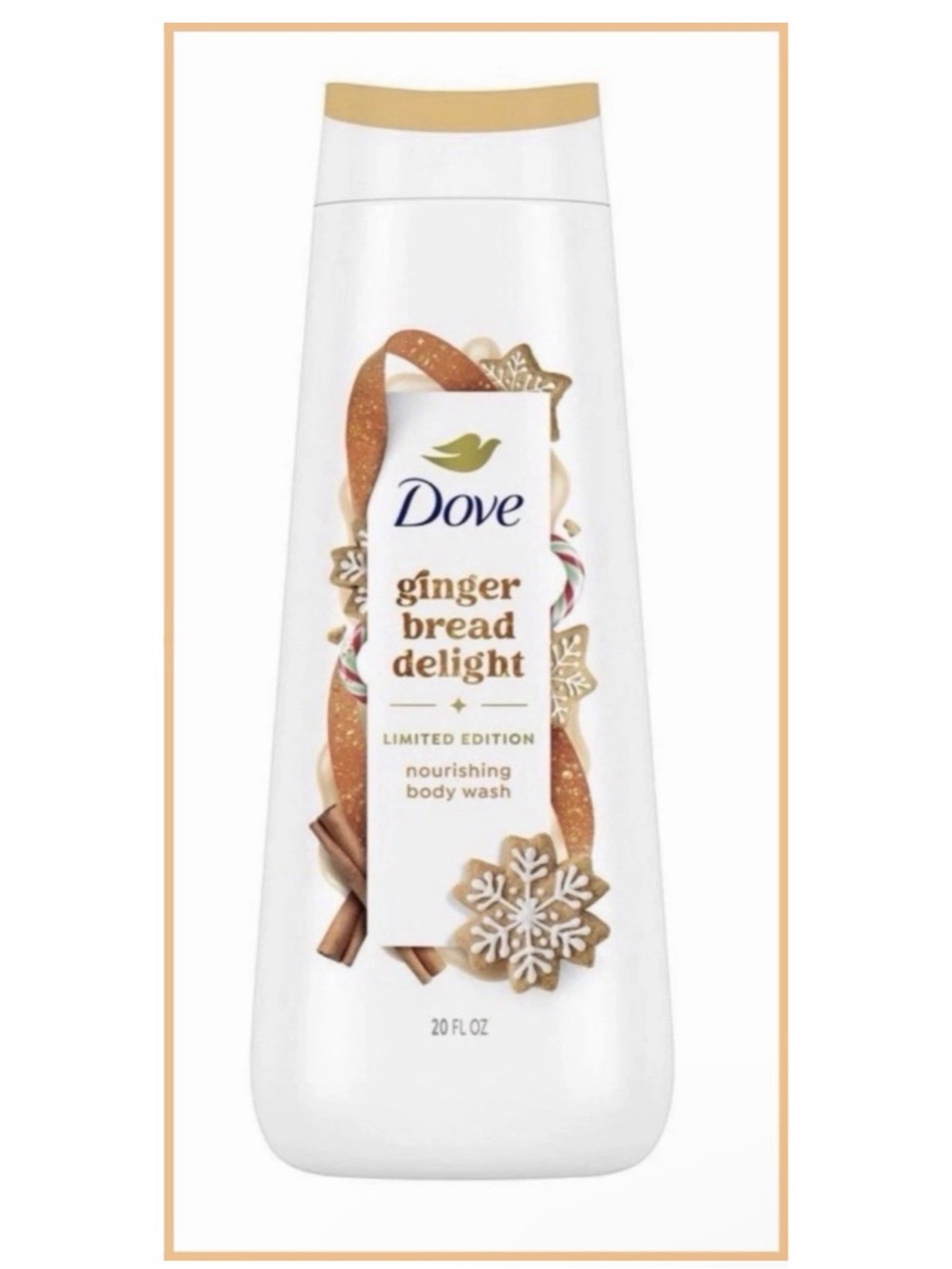 Dove GINGERBREAD DELIGHT Body Wash ~ NEW